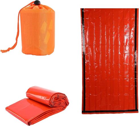 مأوى البقاء على قيد الحياة في حالات الطوارئ، كيس بيفي الحراري للطوارئ، كيس نوم للبقاء على قيد الحياة، كيس مقاوم للماء، كيس نوم مايلر، أكياس نوم في حالات الطوارئ للبقاء على قيد الحياة، كيس بيفي محمول خفيف الوزن للتخييم in Kuwait