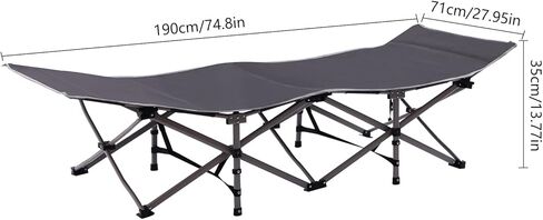 سرير تخييم قابل للطي من سنكورين، سرير تخييم قابل للطي بوزن 440 رطل، سرير تخييم قابل للطي للبالغين مع وسادة سميكة، سرير قابل للطي محمول كرسي صالة للشاطئ في الحديقة والتخييم وحمام السباحة ودباغة الشمس in Kuwait