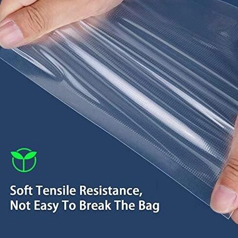 Vacuum Sealer Bags, 4"*6" 50 Pcs Heavy Duty Pre-Cut Design Commercial Grade Food Sealable Bag for Heat Seal Food Storage, Great for Storage, Meal Prep and Sous Vide in Saudi Arabia
