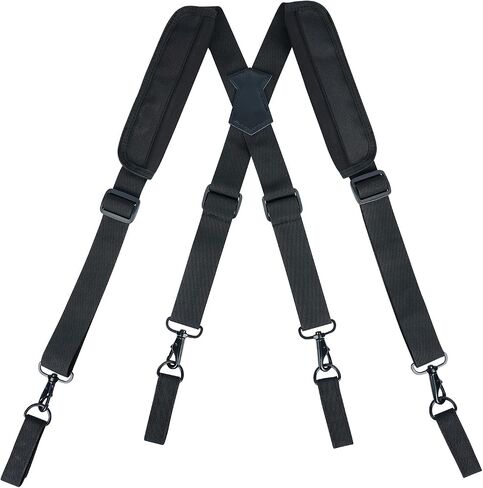KUNN Tactical Harness Police Suspenders for Duty Belt with Metal Hook Adjustable Padded Shoulder Pads,Army Green in Kuwait