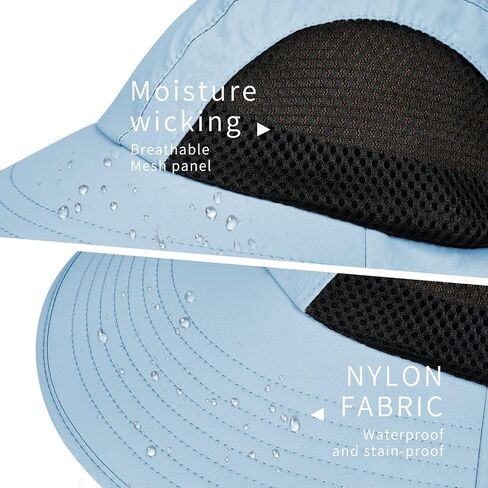 Sun Hat for Men Women with Neck Flap,UPF 50+ UV Protective Hiking Fishing Hats,Wide Brim Sun Hat for Women&Men in Saudi Arabia