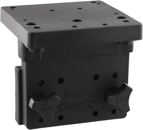 Scotty #1025 Right Angle Side Mounting Bracket for Scotty Downrigger Models 1080 -1116 , BLACK in Saudi Arabia