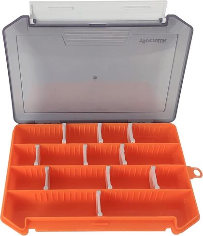 Aventik Fly Box Portable Jig Head Storage Ice Box Crappie Bass Lure Box Jig Storage Fishing Tackle Box 8.2x5.4x1inch (Blue with foam) in Kuwait