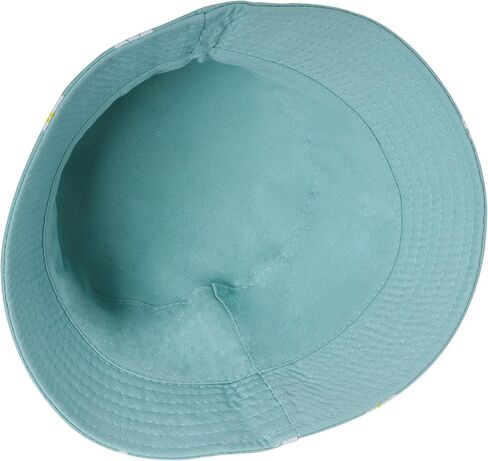 Pistha Print Bucket Hat for Women Men Reversible Double Side Wear Sun Hat Summer Travel Beach Packable Fisherman Hat Outdoor Cap Green in Saudi Arabia