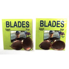 Catchmore Colorado Blades - Size 4 - Multiple Colors - Count Varies by Color - 2 Packs - for Harnesses, Spinners, Jewelry, etc. in Saudi Arabia