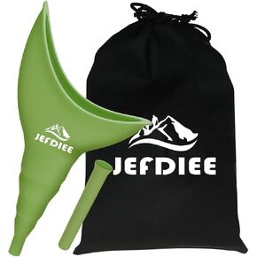جهاز التبول الأنثوي من JefDiee، قمع تبول من السيليكون للنساء، قمع تبول نسائي يسمح بالتبول واقفًا، مبولة نسائية قابلة لإعادة الاستخدام مثالية للتخييم والمشي لمسافات طويلة والأنشطة الخارجية in Kuwait