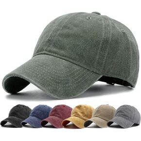 HH HOFNEN Baseball Cap Washed Cotton Unstructured Vintage Hat for Men Women in Saudi Arabia
