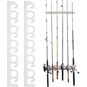 Coldcreek Outfitters Universal Fishing Rod Rack, Fishing Gear, Fishing Accessories, Rod Holder, Pole Storage, Wall Mount, Cieling Mount, 24" L x 3" W x 3" H in Saudi Arabia