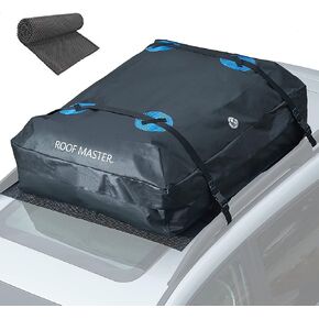 Rooftop Cargo Carrier, PI Store Waterproof Car Roof Bag with Protective Mat, Extra 16 Cubic Foot Storage Carriers for All Cars with/Without Roof Racks, Gift for Men in Saudi Arabia