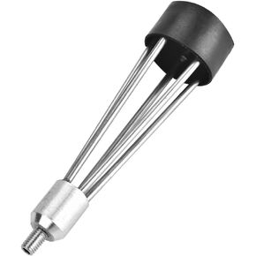 رمح صيد الأسماك من RiToEasysports، شوكة رمح صيد السمك متينة من الفولاذ المقاوم للصدأ مقاس 8 مم، ملحق رأس لولبي تلسكوبي من الفولاذ المقاوم للصدأ in Kuwait