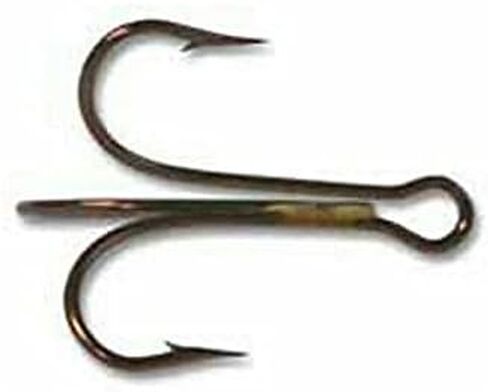 خطافات ثلاثية ذات ساق مفتوحة من Mustad 7790X - مقاس 6 - عبوة كبيرة مكونة من 25 قطعة - نادرة in Kuwait