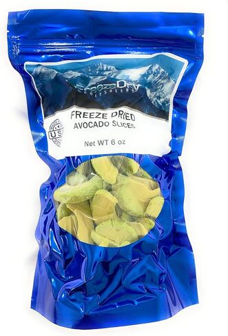 Freeze Dry Wholesalers Freeze Dried Avocado Slices | Backpacking & Camping Food | Family Size Emergency Food in Kuwait
