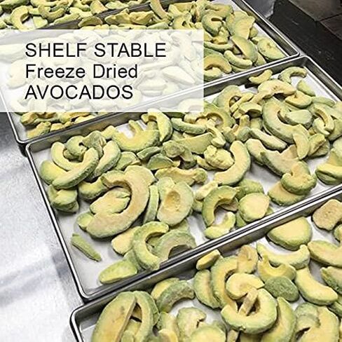Freeze Dry Wholesalers Freeze Dried Avocado Slices | Backpacking & Camping Food | Family Size Emergency Food in Kuwait