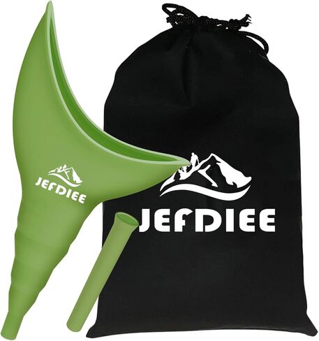 جهاز التبول الأنثوي من JefDiee، قمع تبول من السيليكون للنساء، قمع تبول نسائي يسمح بالتبول واقفًا، مبولة نسائية قابلة لإعادة الاستخدام مثالية للتخييم والمشي لمسافات طويلة والأنشطة الخارجية in Kuwait