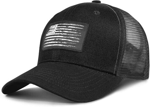 American Fish Flag Trucker Hat, Fishing Gifts for Men Women in Kuwait