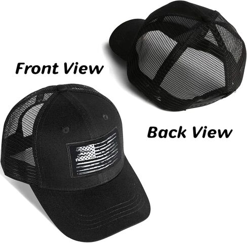 American Fish Flag Trucker Hat, Fishing Gifts for Men Women in Kuwait