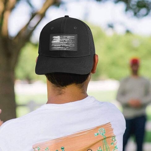 American Fish Flag Trucker Hat, Fishing Gifts for Men Women in Kuwait