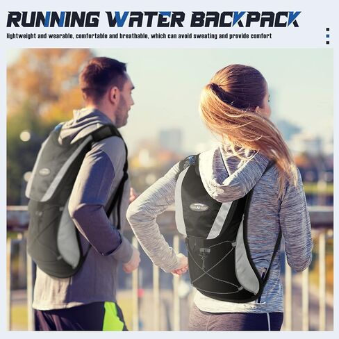 حقيبة ظهر للترطيب مكونة من 3 قطع من ريجيناري مع مثانة مياه سعة 2 لتر، حقيبة ظهر للمشي لمسافات طويلة مع حقيبة ظهر للترطيب في المثانة المائية للمشي لمسافات طويلة في الهواء الطلق والجري وركوب الدراجات والتخييم للرجال والنساء in Kuwait