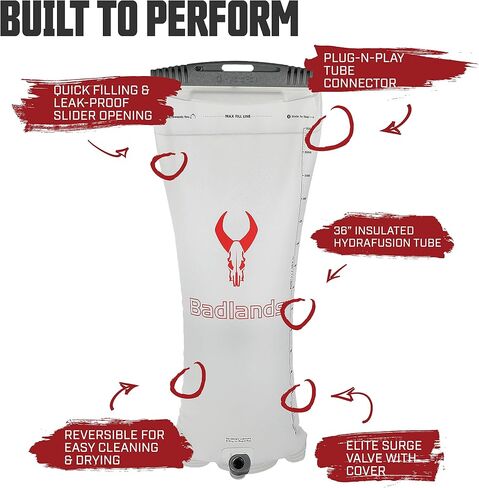 Badlands Hydration Reservoir - Reservoir w/ Insulated Drinking Tube in Kuwait