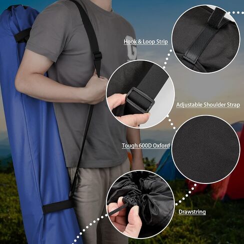 Foldable Camp Chair Replacement Bag Carrying Bag Large Mouth Bag with Shoulder Strap for Outdoor Camping, Heavy Duty Large Storage Folding Chair Bag 48 inches (Chair is not included) in Kuwait