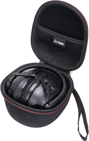 حافظة LTGEM لجهاز Peltor Sport التكتيكية 100 & 300 & 500 حامي السمع الإلكتروني - حقيبة حمل واقية للتخزين الصلب in Kuwait