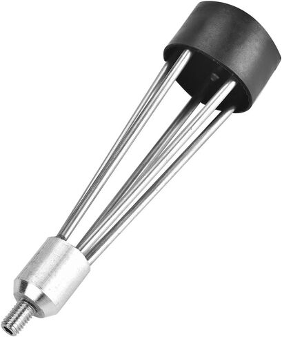 رمح صيد الأسماك من RiToEasysports، شوكة رمح صيد السمك متينة من الفولاذ المقاوم للصدأ مقاس 8 مم، ملحق رأس لولبي تلسكوبي من الفولاذ المقاوم للصدأ in Kuwait