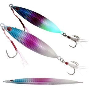Fishing Jigs Metal Fishing Spoons Lures Hardbaits, Spinner Blade Bait Long Casting 3D Eyes Treble Hook VIB Swimbait Freshwater Saltwater Fishing jigs for Bass Walleye