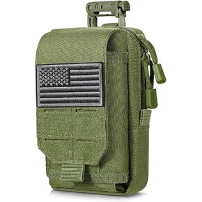 SOWHUP Tactical Molle Pouch Cell Phone Pouch Holster Small Utility EDC Pouch Gadget Organizer Bag in Kuwait