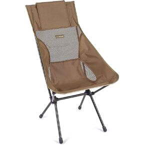 Helinox Sunset Chair Lightweight High-Back Collapsible Camping Chair Coyote tan, 3.4Ibs Outdoor Chairs, Picnic Chair, Portable Camping Chair, with Side Pockets in Kuwait