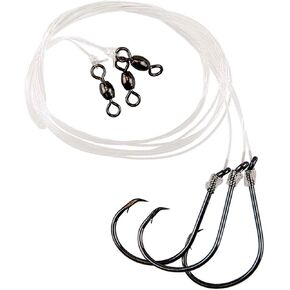 Eagle Claw Lazer Sharp OOCTOPUS Circle Hook Mono Striped BASS RIG in Kuwait