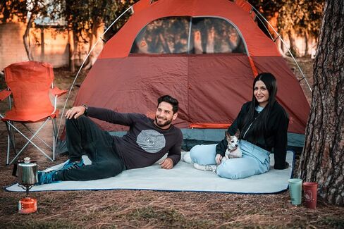 Dagmi Outdoors بطانية مقاومة للماء للاستخدام الخارجي، بطانيات كبيرة من الصوف وبطانيات للتخييم للطقس البارد. مثالية للاستخدام في الهواء الطلق والسيارة والكلاب والنزهة. مقاوم للرياح، مبطن، دافئ جدًا، يمكن غسله في الغسالة. in Saudi Arabia
