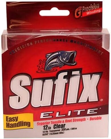 خط صيد السمك Sufix Elite 5.4 كجم (بكرة 330 YD) in Kuwait