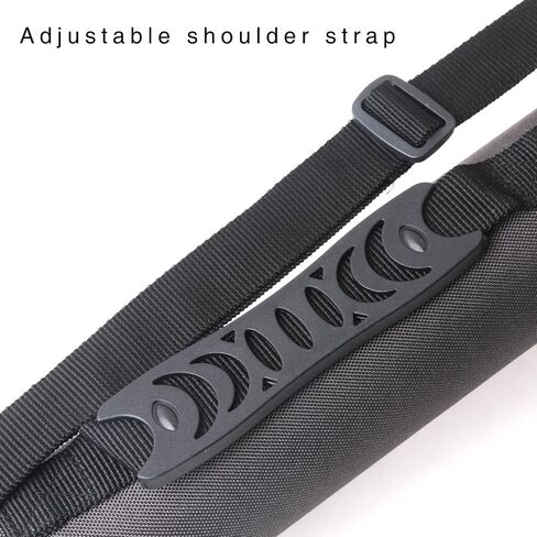 M MAXIMUMCATCH Maxcatch Fly Fishing Rod Case with Reel Pouch, Complete Rod Protection Bag, for 9FT 2 Pieces/ 4 Pieces Rod, Single (Fly Rod and Reel Case - Green, For 7.5' 4pc Fly Rod (Length: 25.9'')) in Saudi Arabia