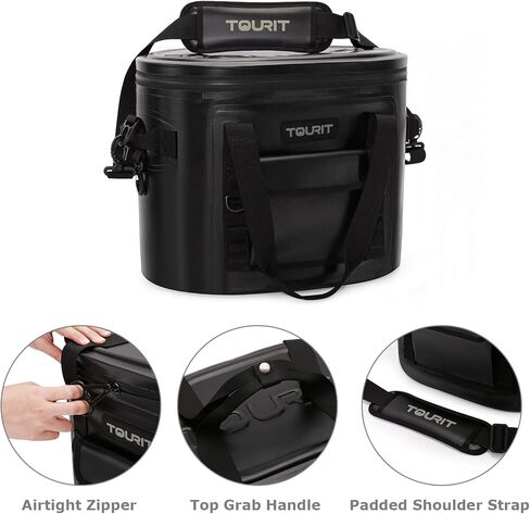 TOURIT Soft Cooler 30/20 Cans Leak-Proof Soft Pack Cooler Bag Waterproof Insulated Soft Sided Coolers Bag with Cooler for Hiking, Camping, Sports, Picnics, Sea Fishing, Road Beach Trip in Kuwait