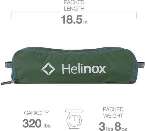 Helinox Sunset Chair Lightweight, High-Back, Compact, Collapsible Camping Chair, Xray Tiger Camo, with Pockets in Saudi Arabia
