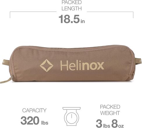 Helinox Sunset Chair Lightweight High-Back Collapsible Camping Chair Coyote tan, 3.4Ibs Outdoor Chairs, Picnic Chair, Portable Camping Chair, with Side Pockets in Saudi Arabia