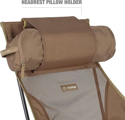 Helinox Sunset Chair Lightweight High-Back Collapsible Camping Chair Coyote tan, 3.4Ibs Outdoor Chairs, Picnic Chair, Portable Camping Chair, with Side Pockets in Saudi Arabia