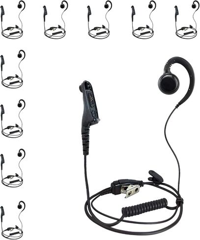 PROMAXPOWER C-Shape Swivel Earpiece for Motorola XPR7550e in Saudi Arabia