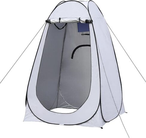 TUKAILAI Portable Pop Up Privacy Tent, Outdoor Camping Bathroom Toilet Shower Tent Spacious Dressing Changing Room for Hiking Beach Picnic Fishing, Instant Rain Shelter with Carrying Bag in Saudi Arabia