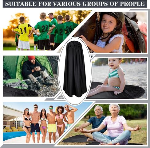 Maitys 3 Pcs Changing Room Privacy Tent Changing Cover Ups 55 Inch Length Instant Camping Privacy Shelters Lightproof Portable Dressing Room for Summer Camping Swimming Changing in Saudi Arabia