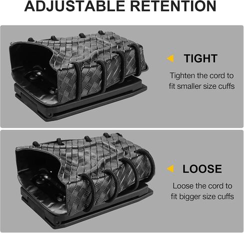 Handcuff Case Compatible with ASP, Chain, Hinged, and Rigid Folding Handcuffs – OWB Kydex Cuff Holder with Belt Clip or MOLLE Mount – Fits 1.5"-2.25" Belts – Black/Basketweave Options in Kuwait