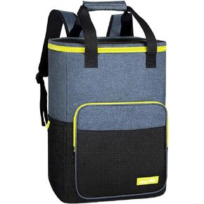 حقيبة ظهر هاب تيم معزولة ومضادة للتسرب، سعة كبيرة 30 علبة، حقيبة تبريد ناعمة للرجال والنساء للنزهات أو المشي لمسافات طويلة أو التخييم أو الشاطئ أو الغداء أو الحديقة أو الرحلات النهارية in Kuwait