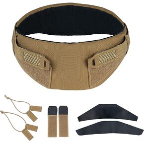TOPTACPRO Tactical Neck Protector for Tactical Vest Thickened Neck Guards Multicam Hunting Shotting Universal Neck Collar for JPC CPC AVS Vest 500D Cordura Nylon