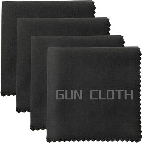 12 Pack Microfiber Gun Cleaning Cloth, 12"x12" Lint Free Gun Cleaning Rags, Reusable Microsuede Cleaning/Polishing Wipes Towels for Firearms, Knives and Scopes (Gray) in Saudi Arabia