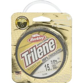 Berkley Trilene® 100% Fluorocarbon, Clear, 4lb | 1.8kg, 200yd | 182m Fishing Line, Suitable for Freshwater Environments in Saudi Arabia
