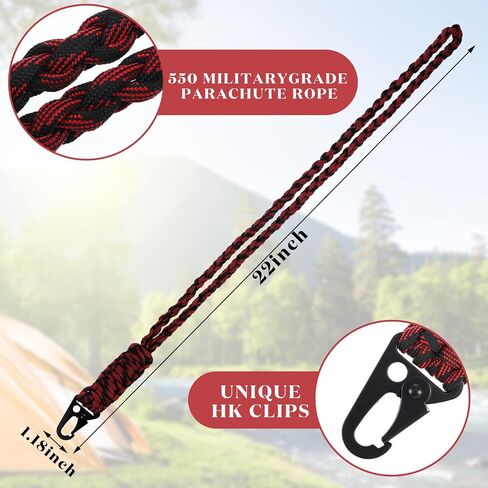 Frienda 2 Set Heavy Duty Paracord Lanyard for Keys in Kuwait