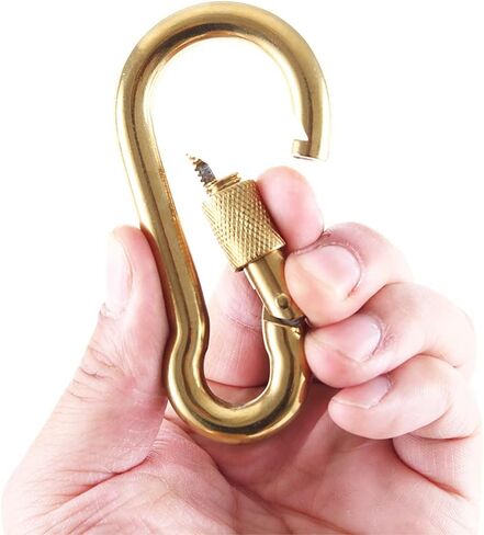 PROND Locking Carabiners, Heavy Duty Carabiner, 316 Stainless Steel Screw Lock Carabiner Hooks in Kuwait