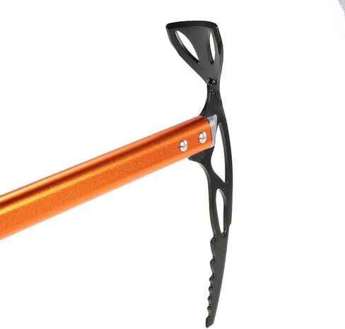 MengK Ice Axe خفيف الوزن بتصميم من الألومنيوم المؤكسد للإيقاف الذاتي للمشي لمسافات طويلة على الجليد الجليدي الثلجي in Kuwait
