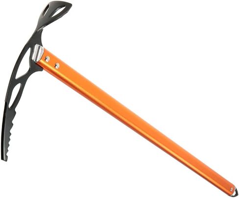 MengK Ice Axe خفيف الوزن بتصميم من الألومنيوم المؤكسد للإيقاف الذاتي للمشي لمسافات طويلة على الجليد الجليدي الثلجي in Kuwait