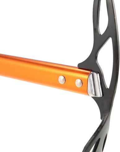 MengK Ice Axe خفيف الوزن بتصميم من الألومنيوم المؤكسد للإيقاف الذاتي للمشي لمسافات طويلة على الجليد الجليدي الثلجي in Kuwait